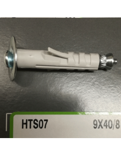 Tassello in nylon con vite diametro 9x40 mm con rondella - eSAEM.it