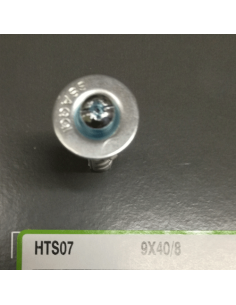 Tassello in nylon con vite diametro 9x40 mm con rondella - eSAEM.it