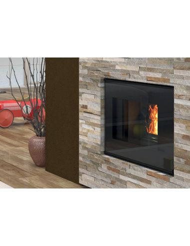 Termoinserto a pellet ORION 20 IDRO e VENTILATO Linea VZ da rivestire