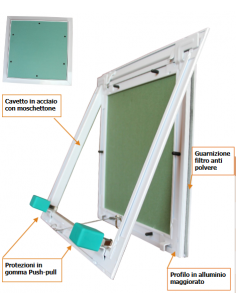 Vendita online botola di ispezione per cartongesso Fixline - eSAEM.it