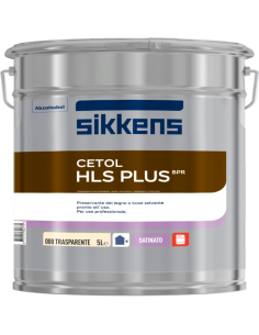 Impregnante trasparente colorato satinato a solvente per legni Sikkens Cetol HLS Plus BPR