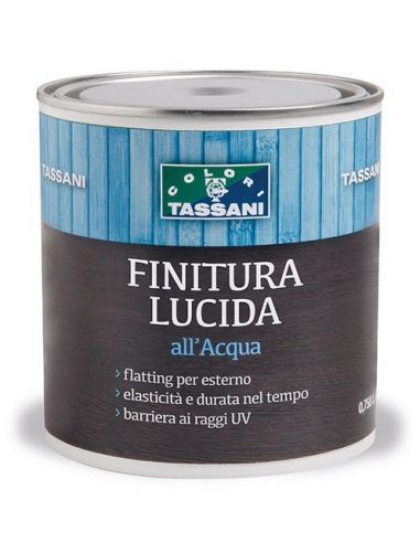 Finitura lucida all'acqua Tassani