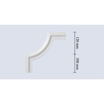 Arco in polistirolo estruso per modanatura V40