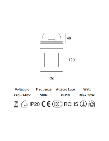 Luce da soffitto in gesso 3119 - eSaem.it