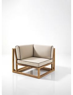 Divano modulare Mississipi Rosa Splendiani, elemento modulare angolo - eSaem.it