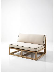 Divano modulare Mississipi Rosa Splendiani, elemento modulare doppio - eSaem.it