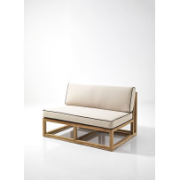 Divano modulare Mississipi Rosa Splendiani, elemento modulare doppio - eSaem.it