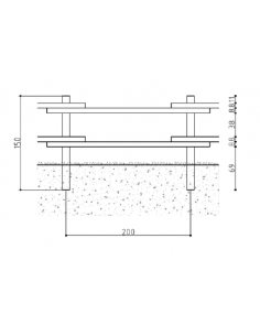 Recinzione con mezzi pali Losa Legnami- eSaem.it