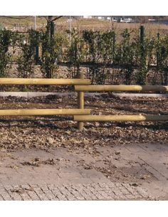 Recinzione con mezzi pali Losa Legnami- eSaem.it