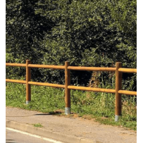 Recinzione due fori Losa Legnami- eSaem.it