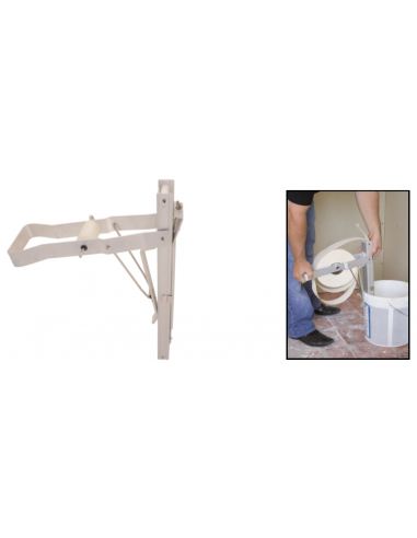 Applicatore di stucco e carta con supporto per secchio Fixline - eSaem.it