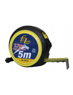 Flessometro gommato antiscivolo fettuccia alta resistenza professionale Fixline - eSaem.it