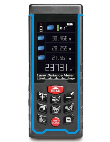 Distanziometro laser multifunzione 100mt Fixline - eSaem.it