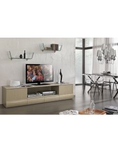 Porta TV "Opera" 2 ante 2 cassetti - eSaem.it - Rosa Splendiani