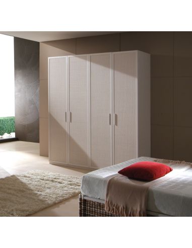 Armadio 4 ante midollino - Rosa Splendiani - eSaem.it