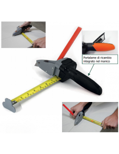 Cutter taglia/segna lastre con flessometro incorporato - eSaem.it