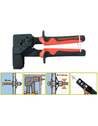 Pinza per tassello a gabbia professionale - Fixline eSaem.it