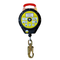 Dispositivo anticaduta retrattile con cavo in acciaio