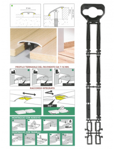 Vendita online profilo 3 in 1 per laminato - ai prezzi più bassi d'Italia! - eSAEM.it
