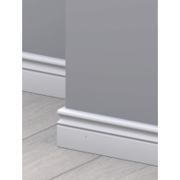 Vendita online battiscopa MDF bianco 80x19 mm da 2,60 mt - ai prezzi più bassi d'Italia! - eSAEM.it