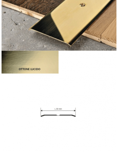 Vendita online profilo coprisoglia Proplate 30 con fori - ai prezzi più bassi d'Italia! - eSAEM.it