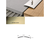 Vendita online profilo coprisoglia Prosol 30 con fori - ai prezzi più bassi d'Italia! - eSAEM.it