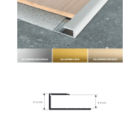 Vendita online profilo terminale Terminal in alluminio e ottone per pavimenti - eSAEM.it