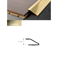 Vendita online profilo terminale Propress 712 in ottone lucido, per pavimenti - eSAEM.it