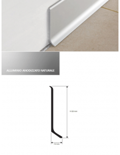 Vendita online paraspigolo in alluminio anodizzato naturale per tutti i pavimenti - eSAEM.it
