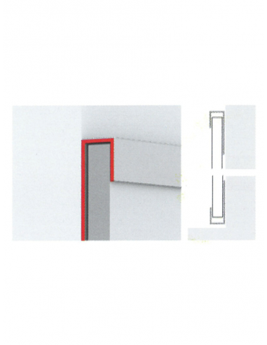 Vendita online profilo per rivestimento murale in PVC, bordino di finitura A100  - ai prezzi più bassi d'Italia ! - eSAEM.it