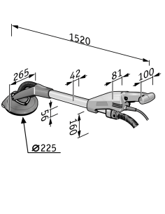 Vendita online Levigatrice Giraffa Flex per pareti e soffitti GE5R ai prezzi più bassi d'Italia! - eSAEM.it