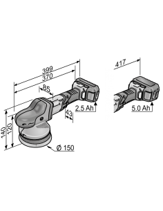 Vendita online Lucidatrice rotorbitale a batteria Flex XFE15 150 18.0-EC/5.0 SET - ai prezzi più bassi d'Italia! - eSAEM.it