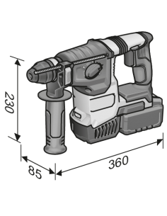 Vendita online martello demolitore a batteria Flex CHE2-26 18.0-EC/5.0 SET - ai prezzi più bassi d'Italia! - eSAEM.it