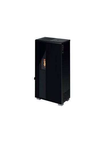 Stufa a pellet Linea VZ Icon Glass 5.5 Colore Nero