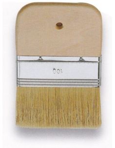 Pennello doppio spessore per velature, pura setola bionda