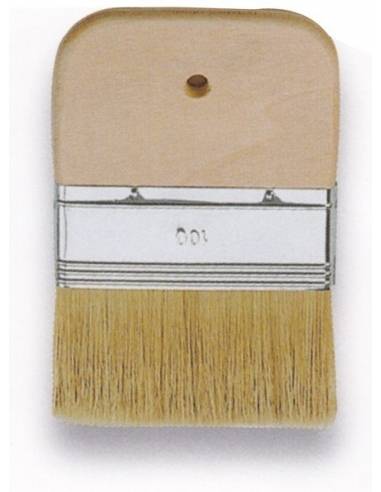 Pennello doppio spessore per velature, pura setola bionda
