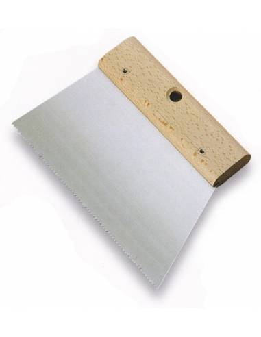 Spatola dentata per colla