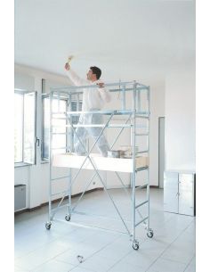 Mini ponteggio hobbistico Indoor per casa e piccoli lavori domestici - lavorare in sicurezza Frigerio Carpenterie - eSAEM.it