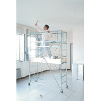 Mini ponteggio hobbistico Indoor per casa e piccoli lavori domestici - lavorare in sicurezza Frigerio Carpenterie - eSAEM.it