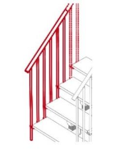 Ringhiera esterna (TECH - TIMBER)