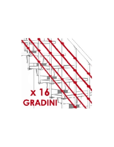 Kit cavetti paralleli (max 16 gradini)