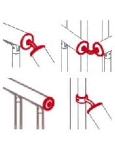 Raccorderia in ferro per corrimano (TECH - TIMBER - MINI)