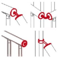 Raccorderia in ferro per corrimano (TECH - TIMBER - MINI)