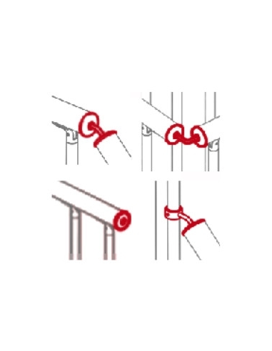 Raccorderia in ferro per corrimano (TECH - TIMBER - MINI)