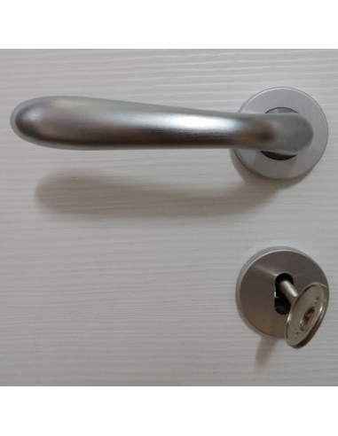 Maniglia CROMO SATINATO per porta a battente