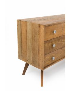 Buffet 2 ante 3 cassettoni con piedi in legno - eSAEM.it