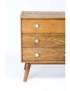 Buffet 2 ante 3 cassettoni con piedi in legno - eSAEM.it