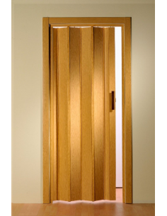 Porta a soffietto in PVC - Frassino