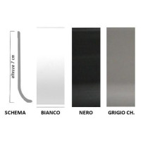 Vendita online profilo zoccolino semiflessibile con sguscia, battiscopa in PVC - ai prezzi più bassi d'Italia! - eSAEM.it