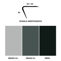 Vendita online profilo Paragradino con spigolo arrotondato in PVC - ai prezzi più bassi d'Italia! - eSAEM.it